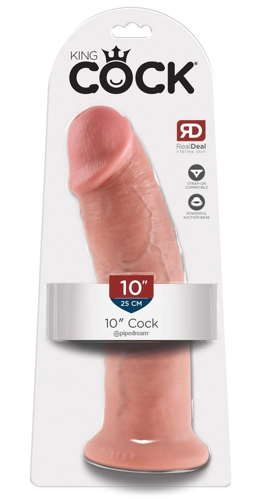 KC 10 Zoll Cock Hyperrealistischer Naturdildo 25cm