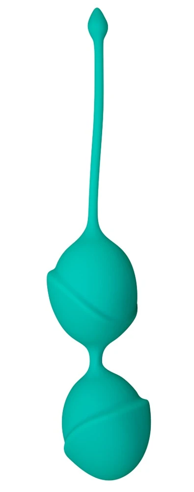 Liebeskugeln Bora Bora für fortgeschrittenes Beckenbodentraining mit 94 g Gewicht, elastischem Rückholbändchen und diskreter Tragbarkeit im Alltag zur gezielten Stärkung der Beckenbodenmuskulatur