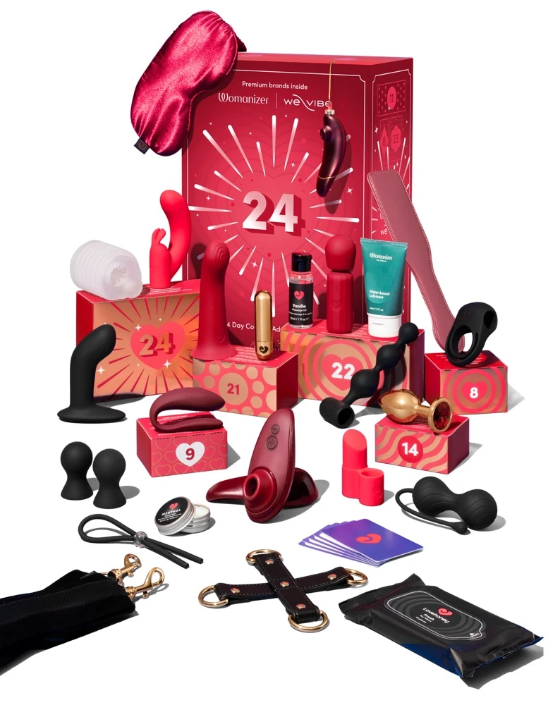 Magic shiverXLovehoney Couples, Erotik-Adventskalender Couples 2026 – Sexy Premium-Kalender mit 24 Überraschungen & Womanizer Liberty – Magic Shiver