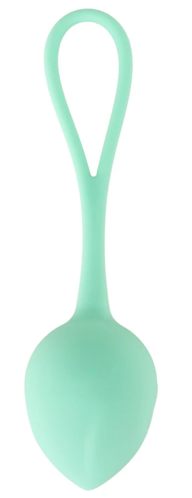 Cuties Love Balls Green, Liebeskugel mit schwingendem Innengewicht 38 g für effektives Beckenbodentraining diskret & laufleise Intim-Fitness Cuties