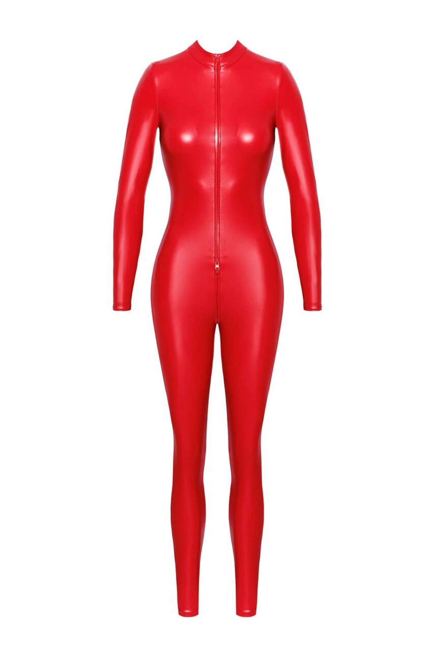 F353 Wetlook Overall, Exklusiver hautenger Noir Handmade Wetlook-Overall mit dehnbarem Material und aufregendem 3-Wege-Reißverschluss bis zum Schritt F353 Wetlook Overall, Exklusiver hautenger Noir Handmade Wetlook-Overall mit dehnbarem Material und aufregendem 3-Wege-Reißverschluss bis zum Schritt
