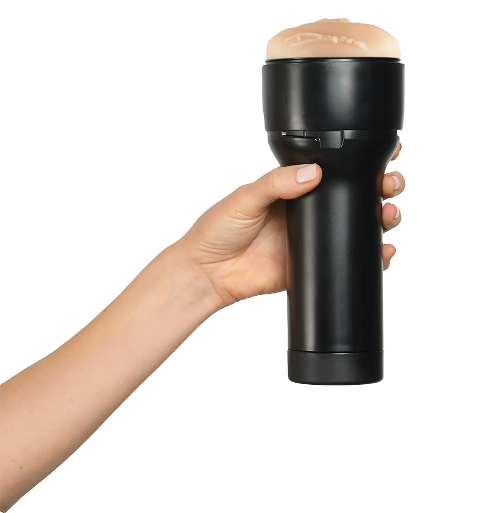 Feel Daphne Laat, Masturbator Daphne Laat realistische Vagina-Optik mit Softmaterial, strukturiertes Innenleben, diskretes Gehäuse mit Schutzkappe und Original-Autogramm