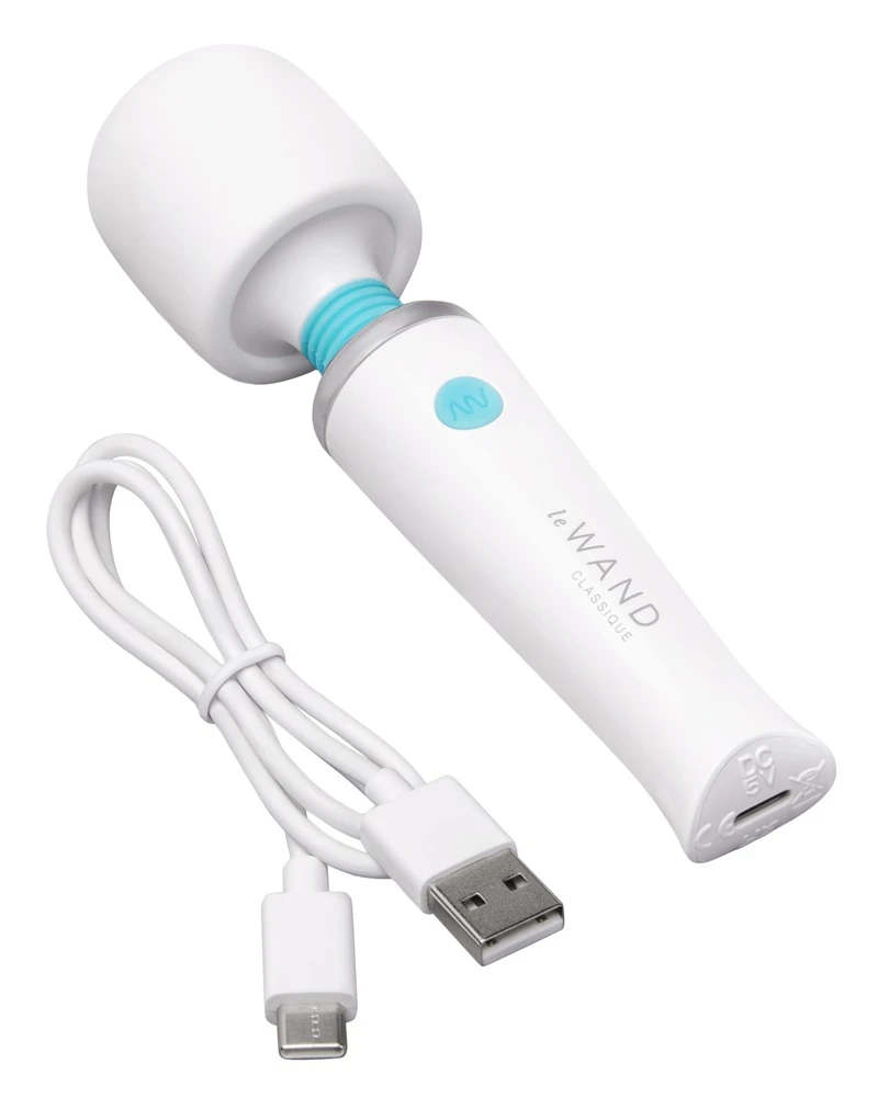 Classique Mini Wand Massager, Le Wand Classique Mini Luxus-Massagestab mit extrastarker Vibration, flexiblem Soft Touch Kopf und ikonischem Design für intensive Solo- und Paarmassagen