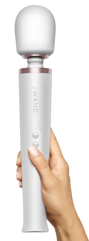 Le Wand Massagestab inkl. Strukturaufsatz 20 Vibrationsmodi in 10 Intensitäten