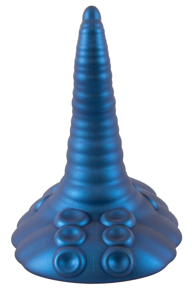 Beasty Cocks Tentacle Pad, Aufsitzvibrator im sexy Tentakel-Design mit starker Struktur, schimmernder Metallic-Optik, kräftigem Saugfuß und Fernbedienung für intensive Solo-Momente