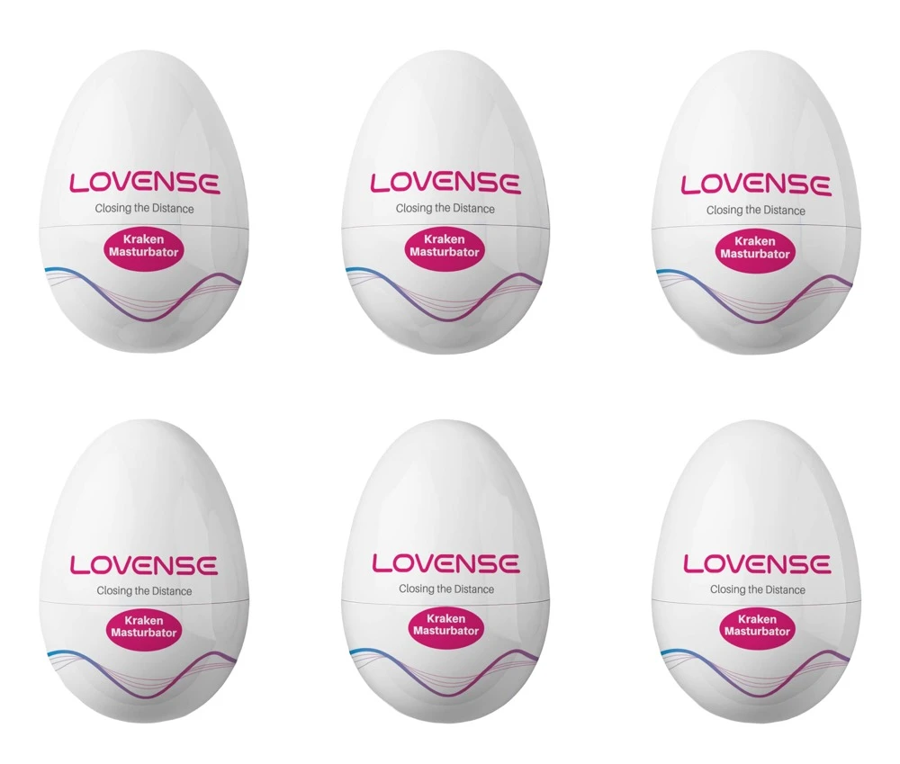 Kraken 6-pack, Lovense Kraken Masturbator Sleeve Ei mit Gleitgel Tentakel Grip Soft Stroker Reizstruktur dehnbar Handjob Männer Toy