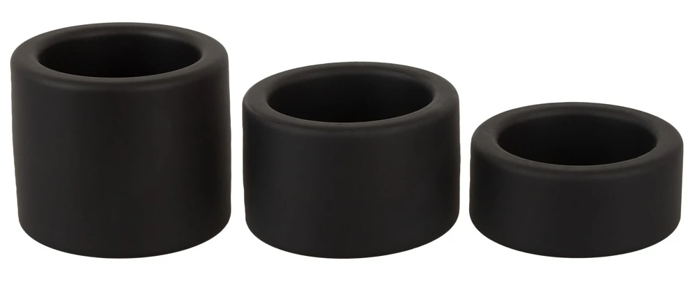 Erecto Ball Stretcher Set, Erecto Hodenring-Set – maritimes 3-teiliges Liquid-Silikon-Stretching für intensive Empfindungen und extra sexy Ball-Play