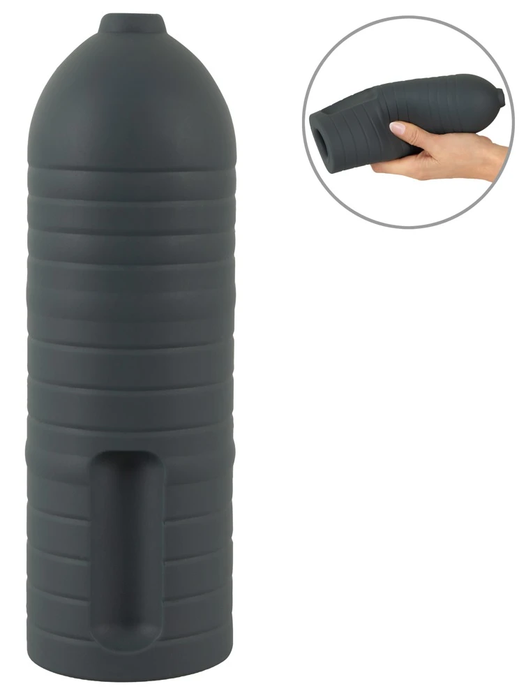 Suck-O-Mat 3 Perf. Sleeve XL, (Ersatz-) Sleeve für Suck-O-Mat 3 XL aus seidig-softem Silikon mit Performance Ringen für intensivere Stimulation und optimalen Halt