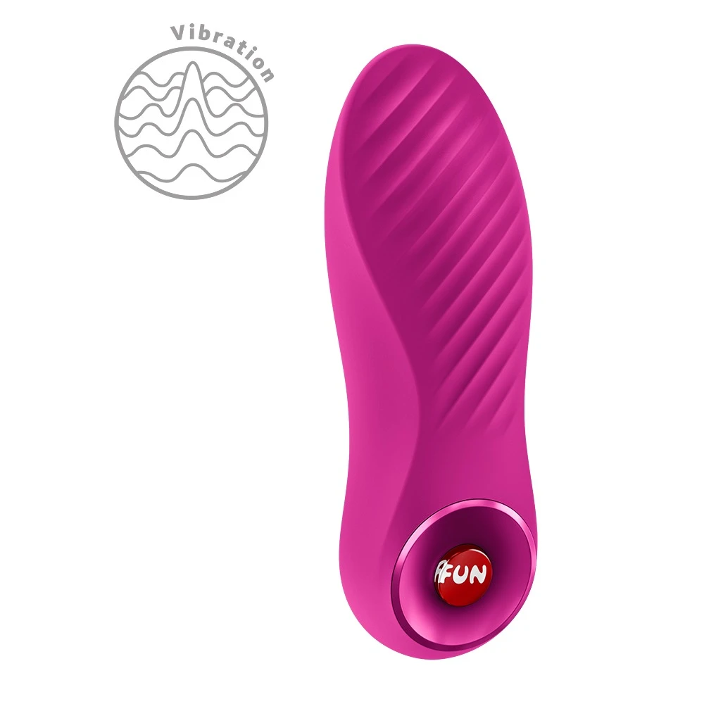 Bijou Magenta, Sexy Minivibrator BIJOU ergonomisch 12 Modi kompakt kraftvoll Wellenstruktur One-Button vielseitig einsetzbar