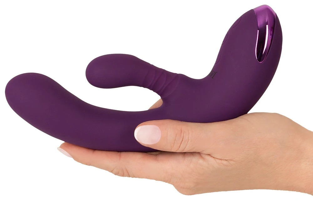 Javida 3 Function Nodding Vibr, Flexibler Rabbitvibrator mit Nodding-Funktion für G-Zone & Klitoris doppelte Vibration rhythmische Massage intensiv – Javida