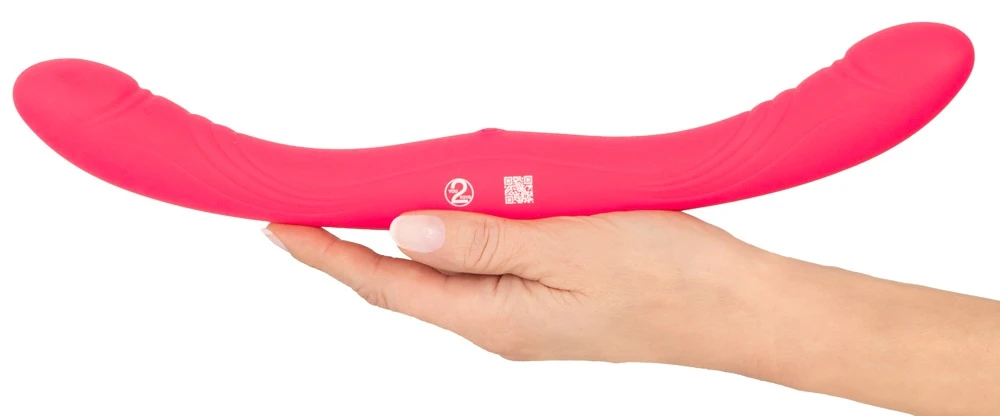 CC Double vibrator, Double Vibrator Coup!es Choice beidseitig nutzbar mit 2 Motoren 9 Vibrationsmodi flexibel soft Silikon für Partner:innen
