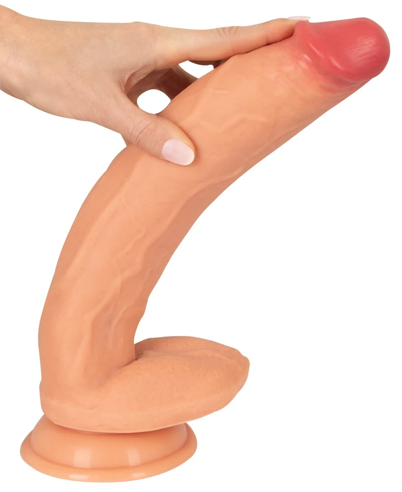 Realistixxx Real Giant 32,7cm, Real Giant: XXL-Naturdildo mit Saugfuß, dualer Vibration und realistischer Optik für intensiven, flexiblen Genuss!