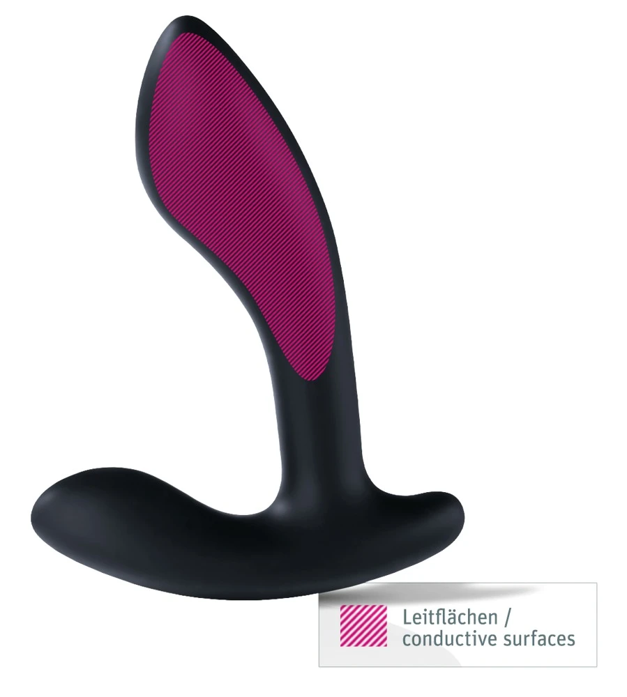Flexing Flavio, Biegsamer E-Stim Analplug aus Soft-Silikon – für intensive Prostata-Stimulation mit Mystim Reizstromgeräten