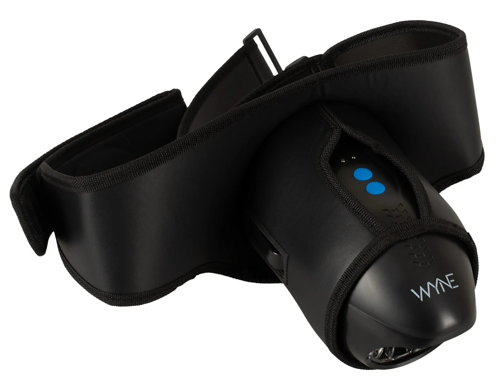 WYNE Strap-On Masturbator, WYNE Remote Controlled Strap-on Masturbator 13 – Aufreizender Umschnall-Masturbator mit Vibration, Stroking & Fernbedienung