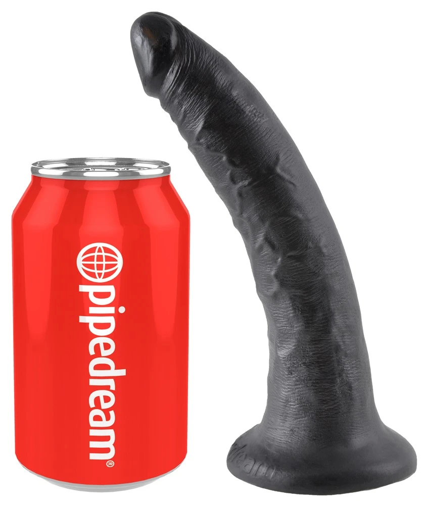 King Cock 7 Zoll Dildo mit Saugfuß