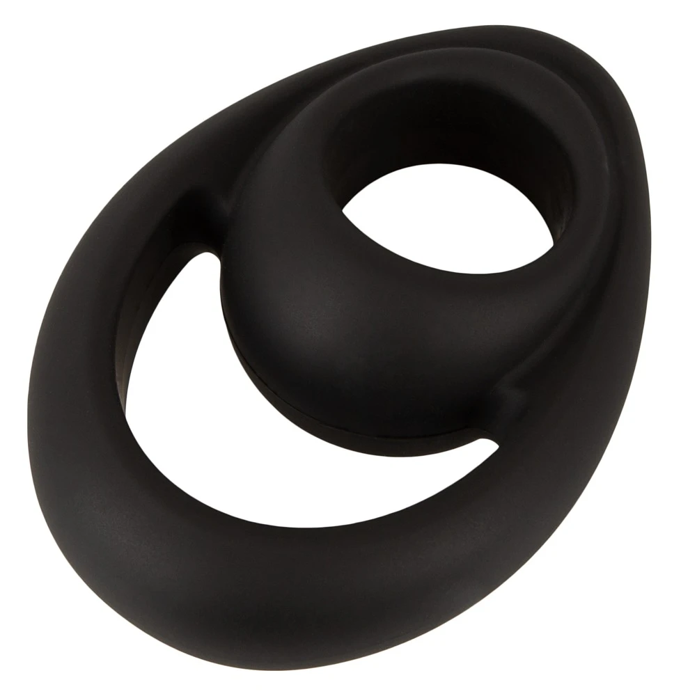 Erecto Cock & Ball Ring 2, Erecto Penis- und Hodenring aus softem Liquid-Silikon – maritimes tropfenförmiges Design, dehnbar, intensiver Grip für starke Standfestigkeit