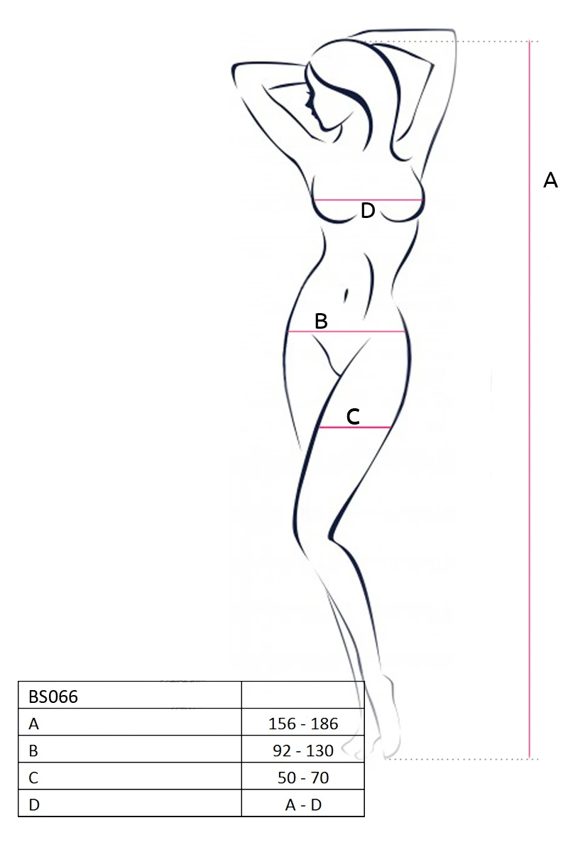Schwarzer Ouvert Bodystocking BS102, Verführerischer Bodystocking aus elastischem Netzmaterial mit Schrittöffnung
