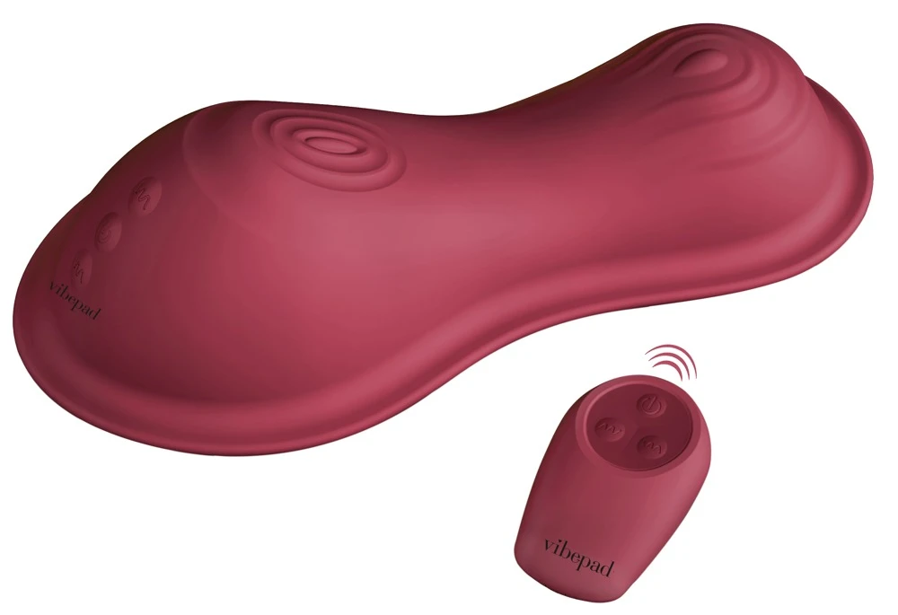 vibepad intense 2, Vibrokissen mit Fernbedienung 2 Power-Motoren 20 Vibrationsmodi wasserdicht IPX7 intensive Reizwäsche EROS