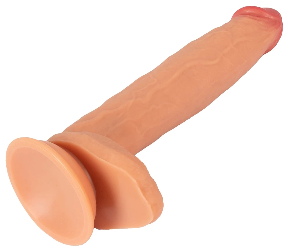 Realistixxx Real Giant 32,7cm, Real Giant: XXL-Naturdildo mit Saugfuß, dualer Vibration und realistischer Optik für intensiven, flexiblen Genuss!