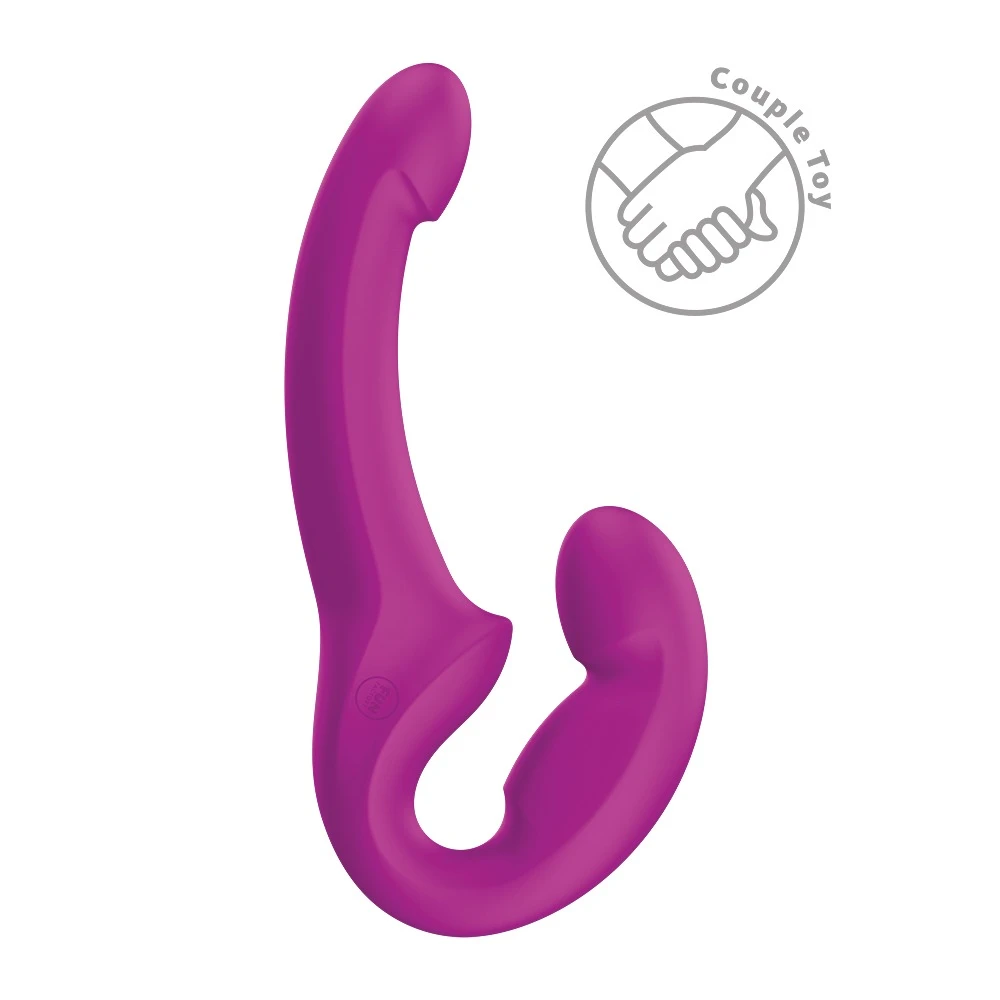 Share Lite Blackberry, Fun Factory SHARE LITE ultraleichter Doppeldildo gurtlos für Pegging Rollenspiele G/P-Punkt gebogen flexibel