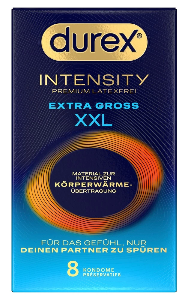 Durex Intensity Extra Gross8er, Durex Intensity Kondome – ultradünn, latexfrei und extra groß für echtes Haut-an-Haut-Gefühl