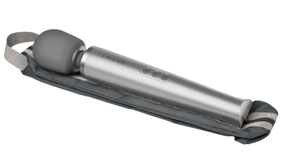 Le Wand Massagestab inkl. Strukturaufsatz 20 Vibrationsmodi in 10 Intensitäten