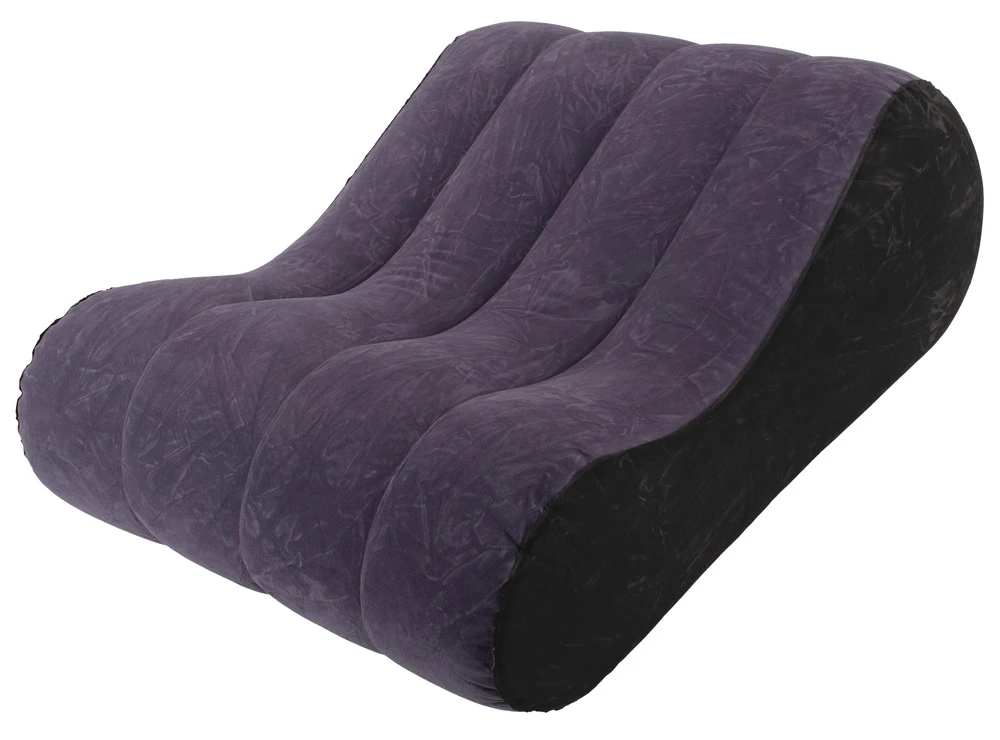 Aufblasbares Liebeskissen Velvety Love Pillow – sexy erotisches Komfortkissen mit ergonomischer Keilform, samtig weicher Oberfläche, hoher Belastbarkeit bis 150 kg für intensiven, bequemen Super-Sex