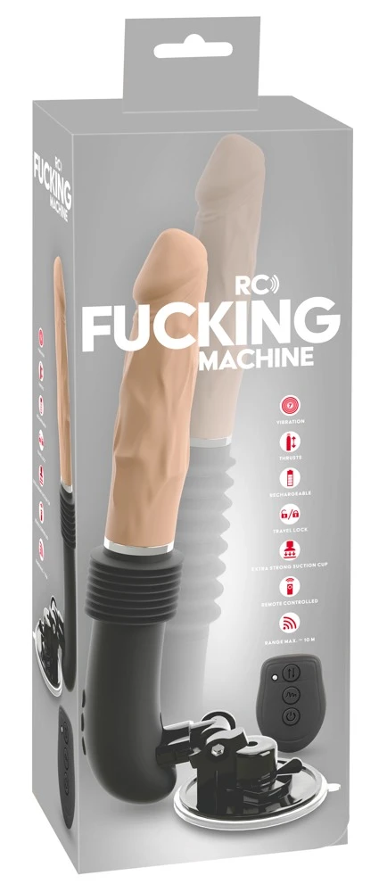 RC Fucking Machine 3, RC Fucking Machine Flesh von You2Toys – kraftvolle Stoßbewegungen und intensive Vibrationen im realistischen Penis-Look für freihändiges Lustvergnügen