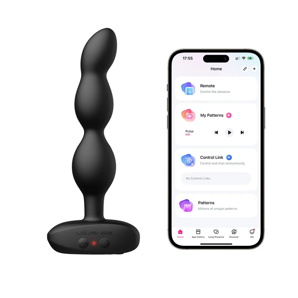 Lovense Ridge Analvibrator mit rotierender Spitze & App-Steuerung für intensive Prostata- und G-Zonenreize