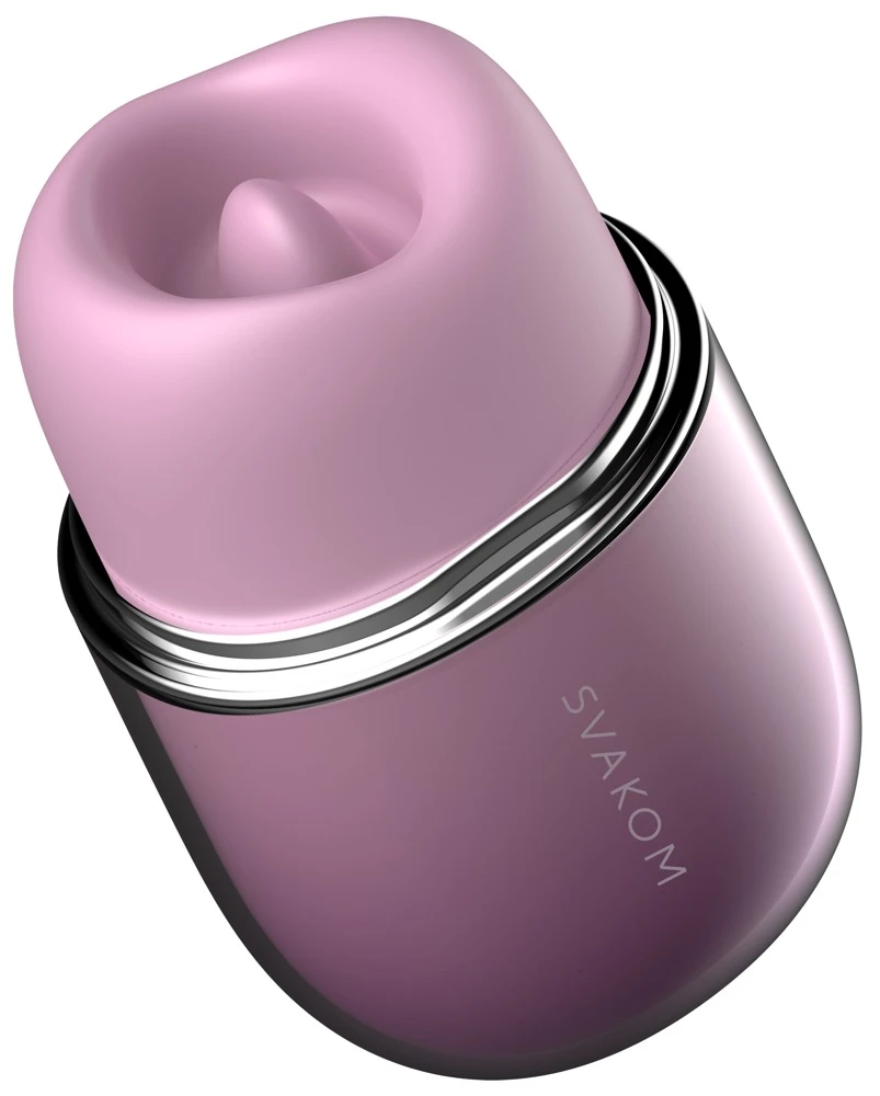 Klitty Dusty Lavender, Klitty Auflegevibrator Katze mit Saug- & Leckfunktion, kompakt, stark vibrierend, weicher Silikonmund, handlich & verspielt