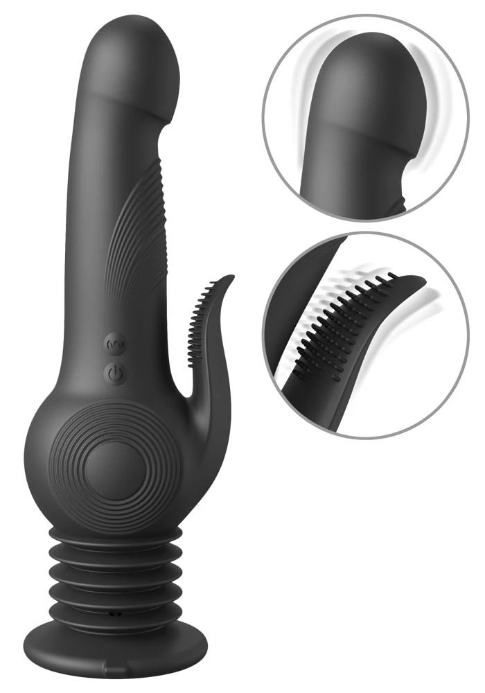 FFS Pogo Thruster - Black, Intensive Pulsationen, Rotationen und Vibrationen in 10 Modi der Pogo Thruster vereint Stimulation und Komfort