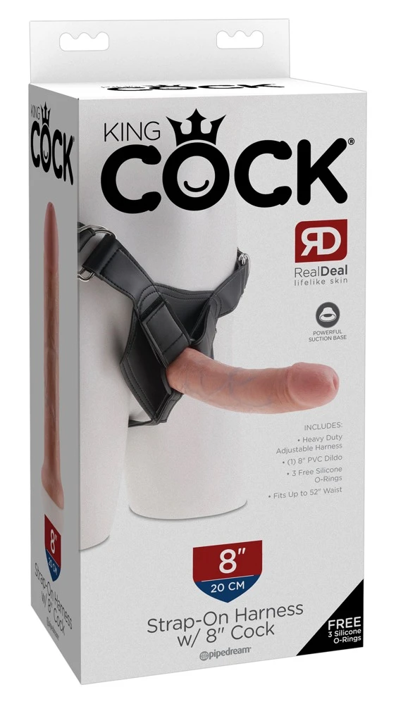 King Cock Strap-On 8 Zoll