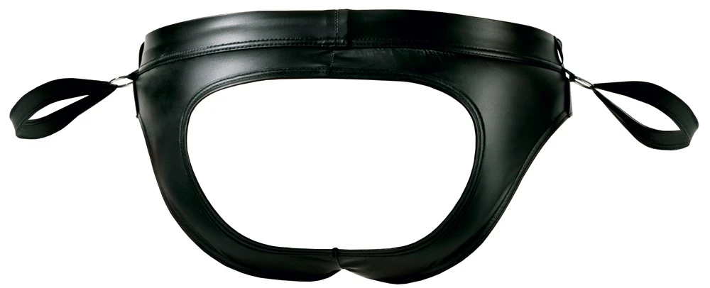 Aufregend po-freier Jockslip von Svenjoyment Bondage im trendigen Mattlook, der seine besten Teile aufregend betont.