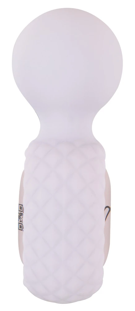 beau coeur Celoro Mini Wand, CELORO Mini Wand – kompakter Massagestab mit softem Kopf, 10 intensiven Vibrationsmodi und stylischer Rautenstruktur für präzise Lustmomente überall