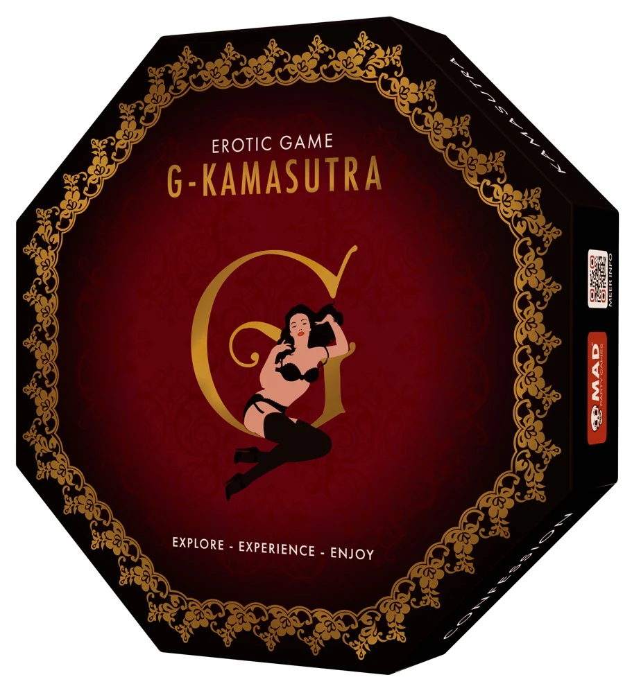 G-Kamasutra - Board Game, G-Kamasutra Erotikspiel für Paare mit Satin-Augenbinde & Peitsche – sinnliche Herausforderungen, die euch näherbringen