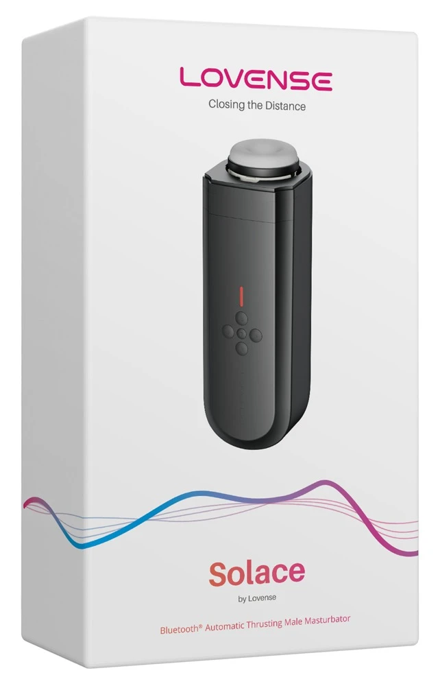 Solace, Lovense Calor Vibro-Masturbator mit Wärmefunktion, Sensortiefenvibration & anpassbarem Druckgefühl