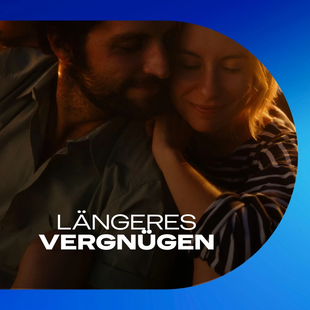 Durex Performa 10er, Länger lieben, intensiver genießen: Transparente Kondome mit Verzögerungsgel, Silikongleitgel und Easy-on-Passform für ausgedehnten Spaß
