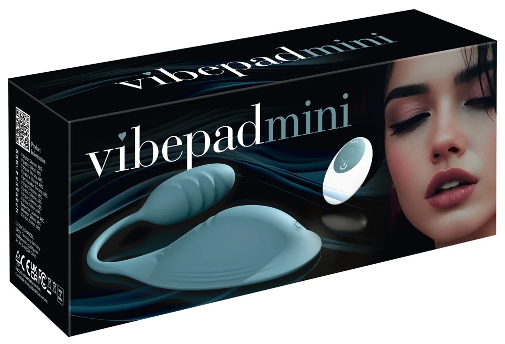 vibepad mini, Aufsitz-Vibrokissen Mini mit flexiblem Vibro-Loveball, extra starker Dual-Vibration, 9 Modi für intensive äußere und innere Stimulation im kompakten Format