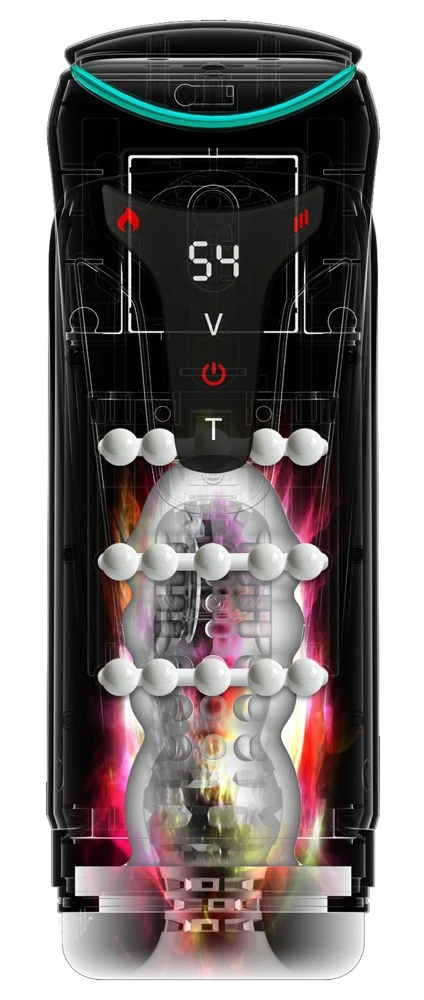 PDXE Moto-Bator Pro Light, Kraftvolle Stoßmassage, intensive Vibration & Wärmefunktion, der Moto-Bator Pro sorgt für heiße Höhepunkte mit Stil.