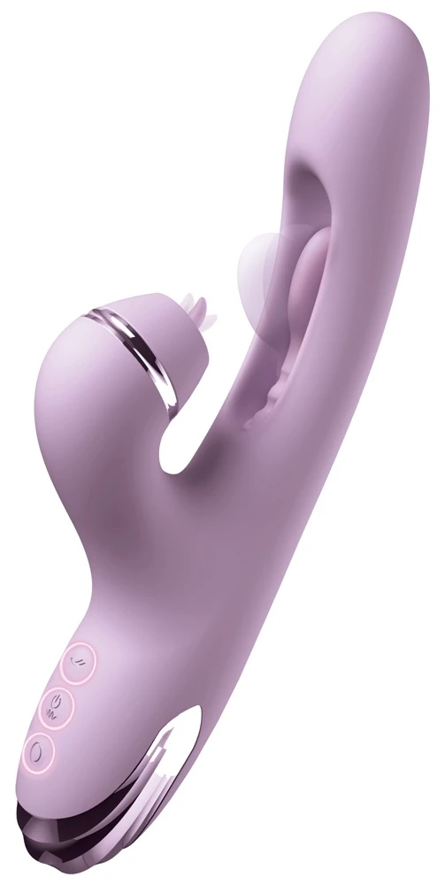 FFH G-Touch Pulse Pro Purple, Fantasy For Her G-Touch Pulse Pro Rabbitvibrator mit 3 Motoren G-Punkt Massage Klitoris Stimulator 10 Vibrationsmodi inkl. 3 Aufsätze