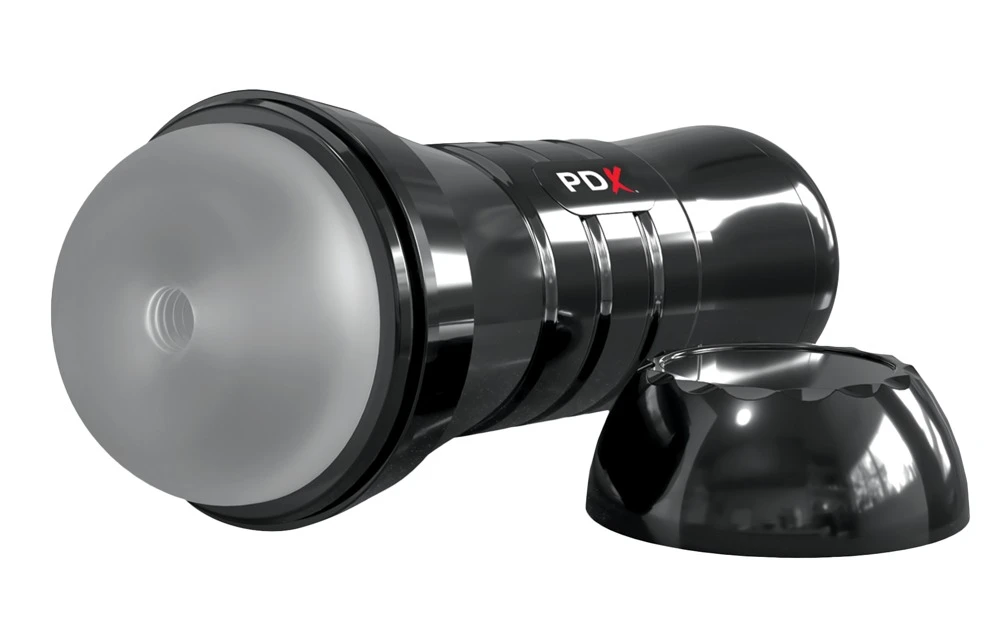 PDXE WetStroker Slide XXL Fros,XXL Masturbator mit Stimulationsstruktur in transparenter Optik Feuchtes Vergnügen ohne Gleitmittel