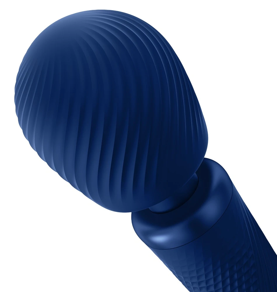 FUN FACTORY Massagestab VIM Wand Massager Made in Germany aufladbares Massagegerät mit 3 verschiedenen Massageprogrammen und Massagekopf