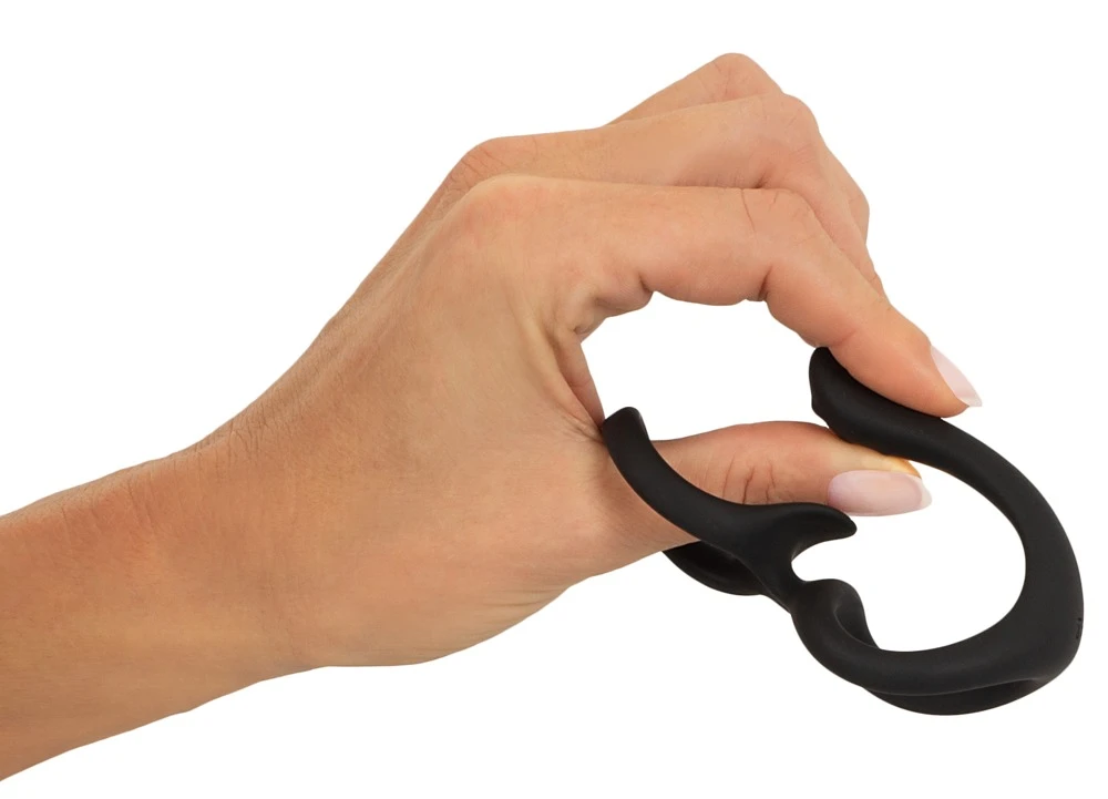 Erecto Cock & Ball Ring, Erecto Penis- und Hodenring aus Liquid-Silikon mit maritimer Optik, intensivem Perineumreizer und dehnbarer Stärke für extra sexy Power