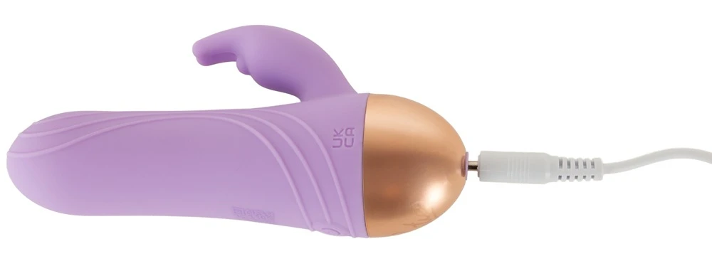 Cuties Soft Purple, Mini Rabbit Vibrator sexy Reizwäsche Dual Density Silikon 10 Vibrationsmodi verwöhnt Vagina & Klitoris gleichzeitig Cuties