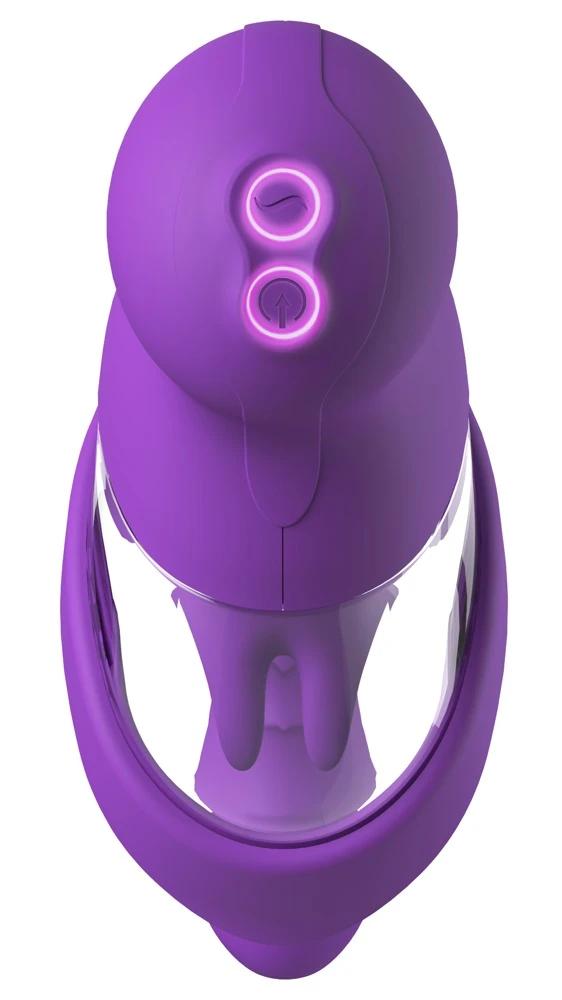 FFH Veloura G-Spot Pleasure Pu, Fantasy For Her Veloura Touch G-Spot Pleasure Pump – Aufreizender G-Punkt-Vibrator mit Intim-Saugschale, 10 Vibrationsmodi und 3 Saugstufen