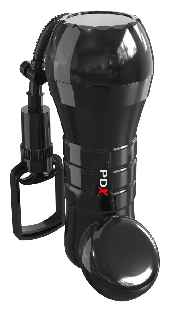 PDXE WetP. SuperSucker XXL Lig, PDX Extreme Wet Pussies Super Sucker XXL Masturbator – realistische Vagina-Optik mit Saugkraft-Pumpe, AirLock-Vakuum und hautähnlichem Fanta Flesh für intensiven, feucht-glatten Spaß