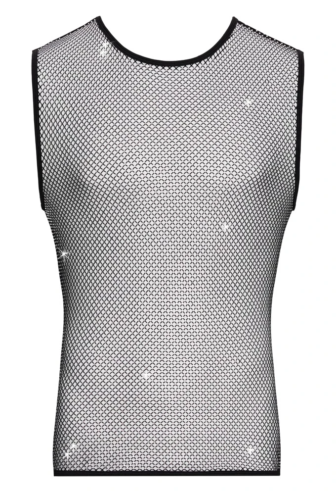 Betonendes Netz-Shirt von Svenjoyment – aufregend transparent mit funkelnden Glitzersteinchen für heiße Nächte und einen unverkennbar sexy Look