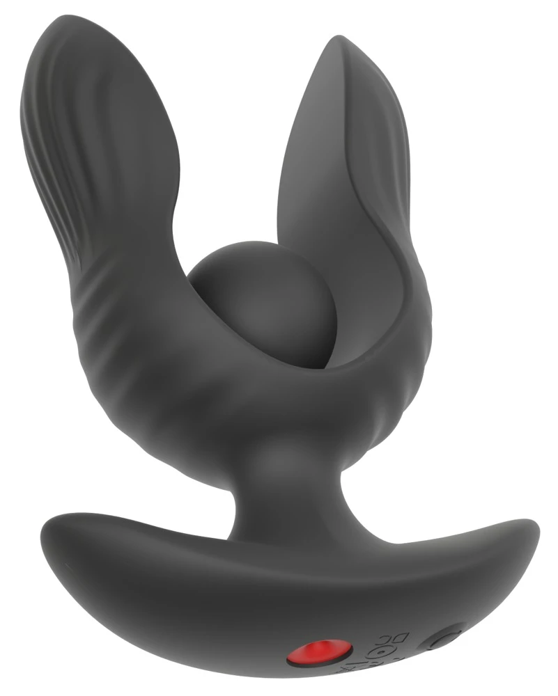 ANOS infl. Expander Plug RC, RC Inflatable Expander Plug mit Vibration von ANOS – 2-armiger Analvibrator mit aufpumpbarer Spreizfunktion, Fernbedienung und Sicherheitsventil für intensiven Backdoor-Spaß