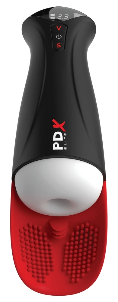 PDXE Fap-O-Matic Pro XL White, Intensive Penismassage mit Hyper Pulse für Hoden: Der Fuck-O-Matic Pro XL sorgt für maximale Stimulation und volle Kontrolle