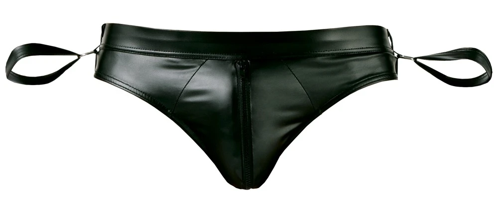 Aufregend po-freier Jockslip von Svenjoyment Bondage im trendigen Mattlook, der seine besten Teile aufregend betont.